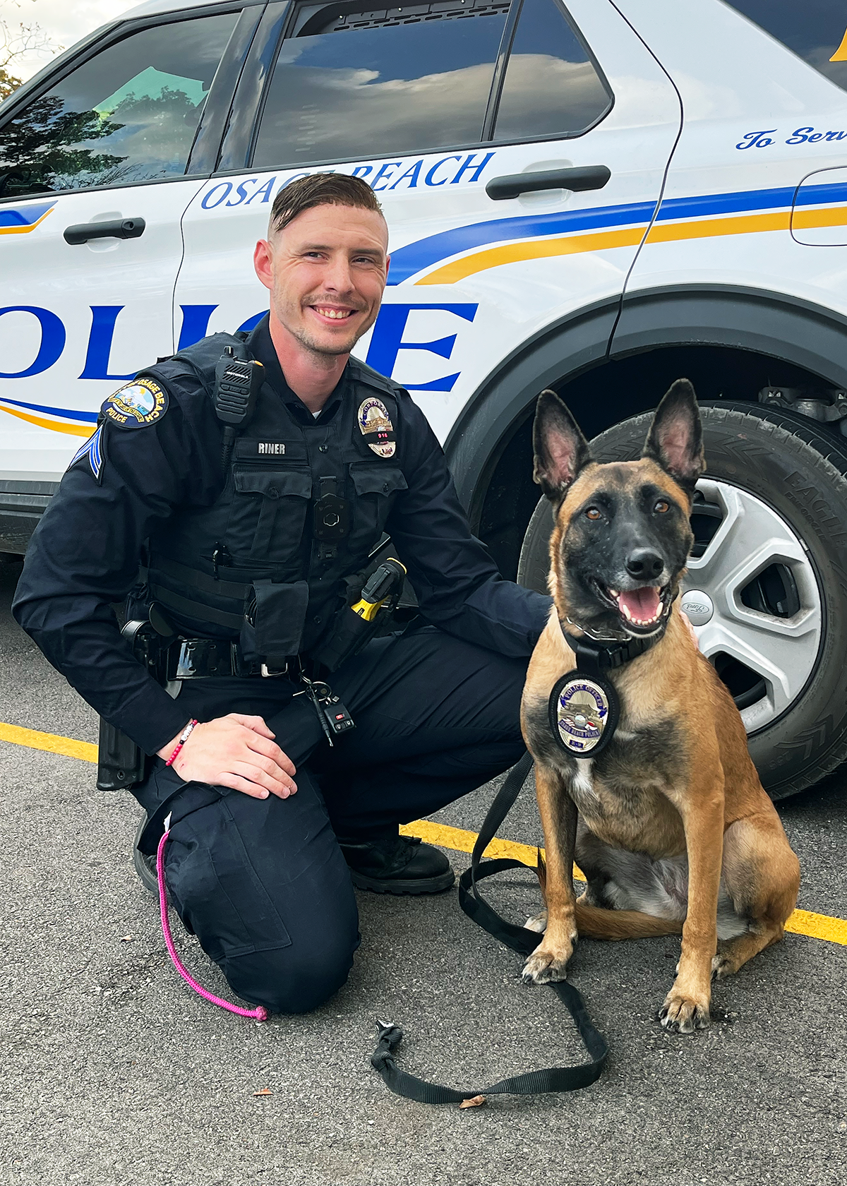 Corporal Riner & K-9 Officer Freya