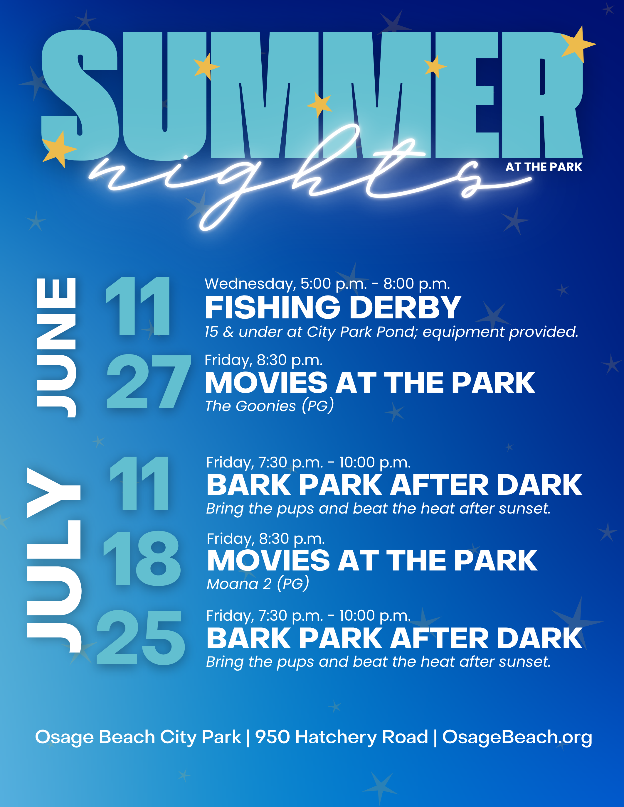 Summer Nights 2025 Events