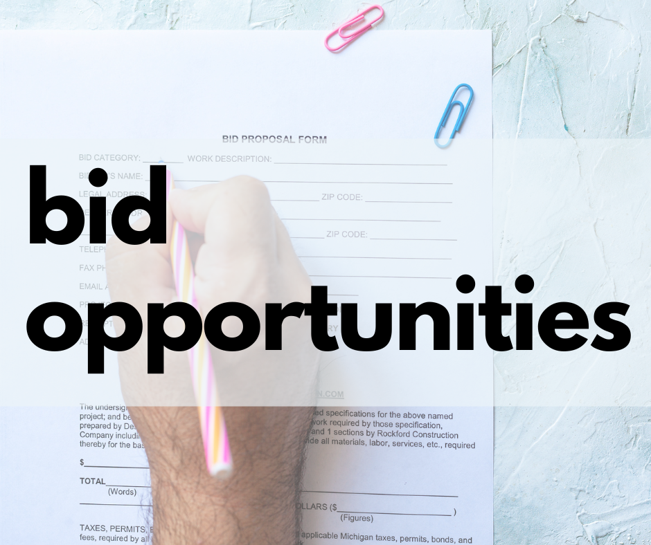 Bid Opportunities
