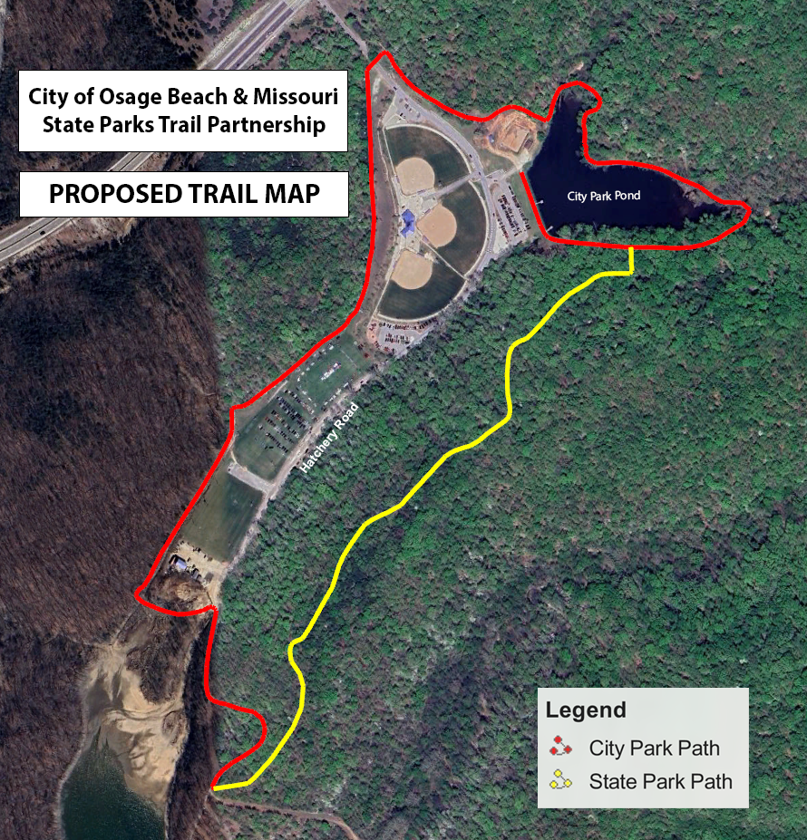 Osage Beach City Park Proposed Trail Map