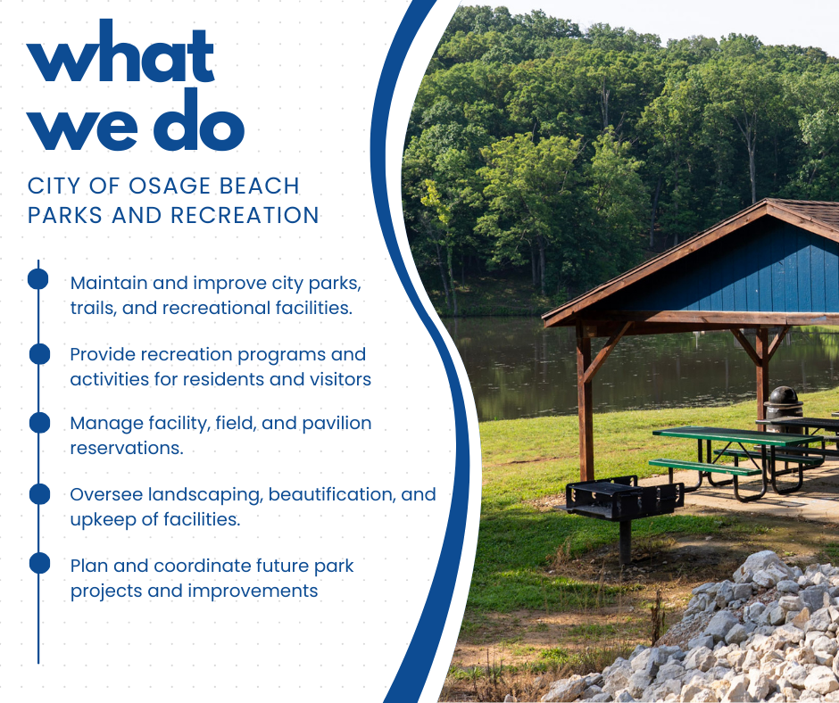 parks department What We Do